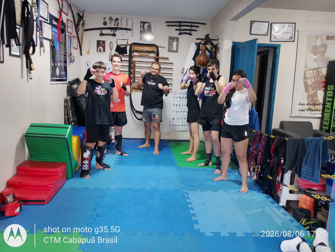 Treino de Muay Thai